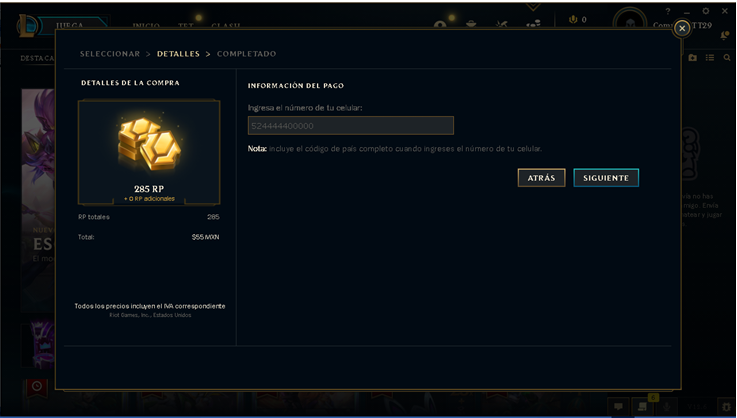 ¿Cómo comprar Riot points?